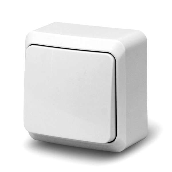 Выключатель 1-кл. ОП Fazenda 10А IP20 бел. POWERMAN 1162242