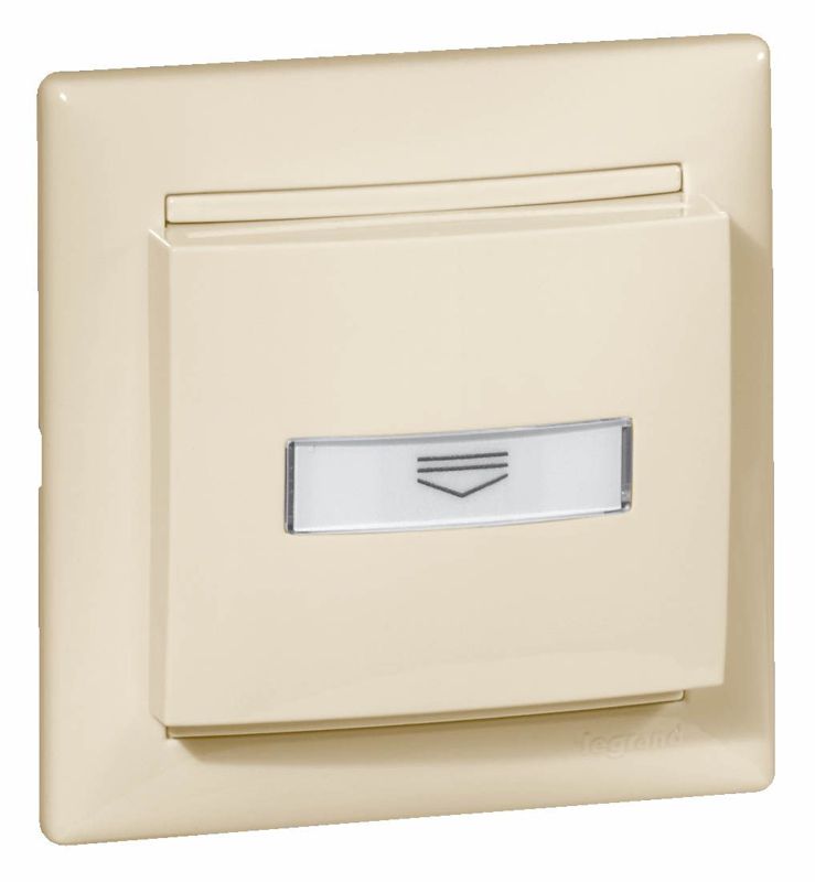 Выключатель карточный 1-кл. СП Valena 10А IP20 для гостиничных номеров механизм сл. кость IEK 774134