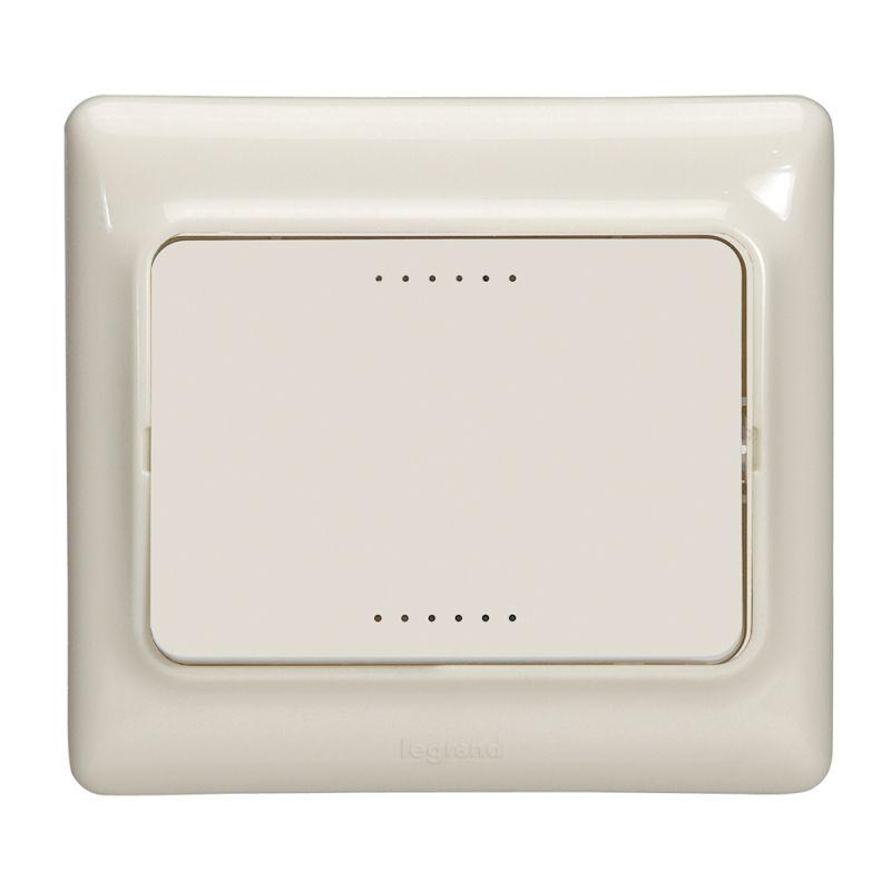 Выключатель 1-кл. СП Kaptika 10А IP20 сл. кость Leg 782130