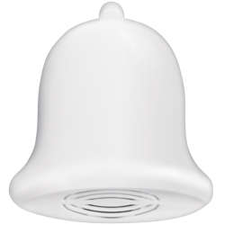 Звонок проводной Колокольчик 12 мелодий 220В 80-90дБА с кнопкой и проводом бел. МОНОМАХ КЛ-02С