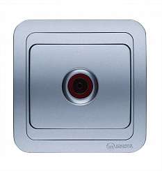 Розетка телевизионная TV 1-м СП Mimoza 16А IP20 серебр./серебр. Makel 23407