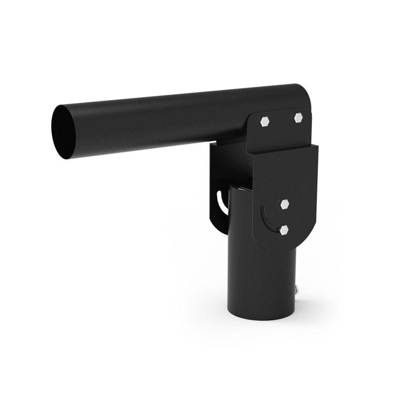 Кронштейн 200х205х100мм на трубу до d58мм/консоль d48мм для уличных светильников черн. GAUSS 903215106