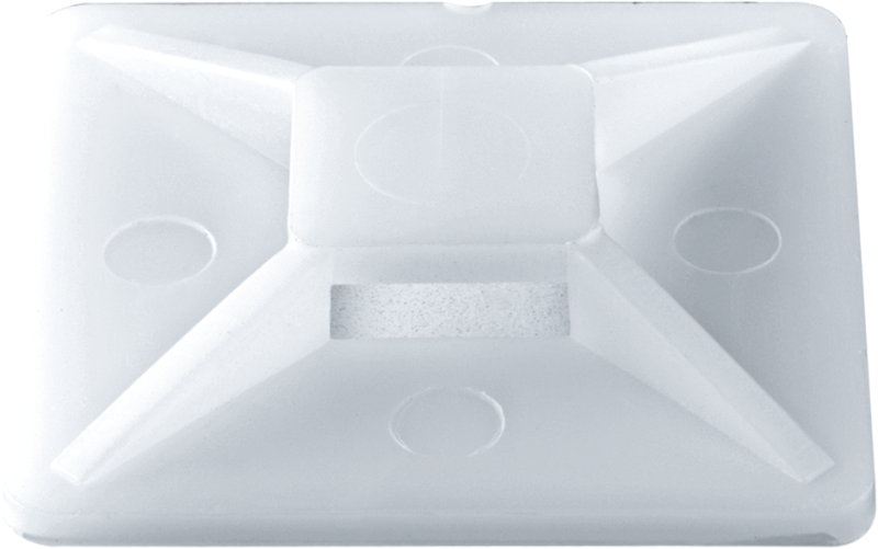 База монтажная самоклеящаяся OFP-25-100-WH 25х25 бел. (уп.100шт) ОНЛАЙТ 90747