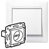 Розетка 1-м СП Valena 16А IP21 2P без заземл. механизм бел. (DIY-упак.) IEK 694268