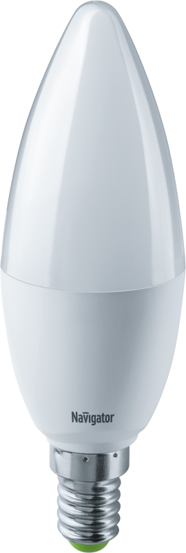 Лампа светодиодная 94 376 NLL-C37-7-230-2.7K-E14-FR-DIMM 7Вт свеча 2700К тепл. бел. E14 530лм 176-264В диммир. Navigator 94376