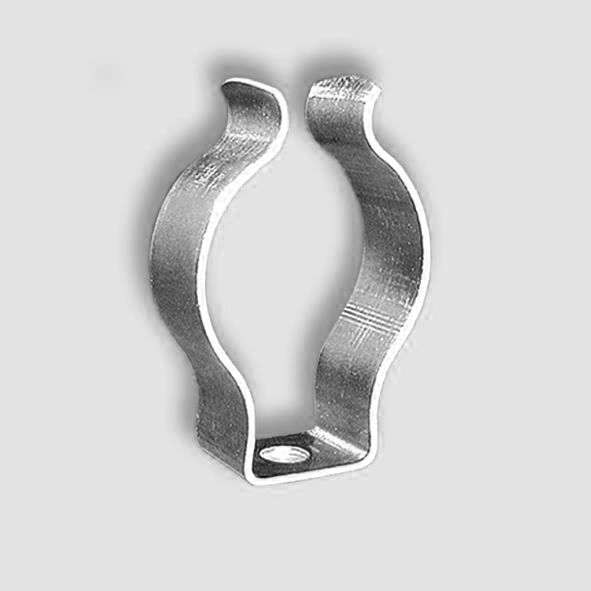 Клипс метал. для ламп T8 d26мм (сталь) LST 15.011