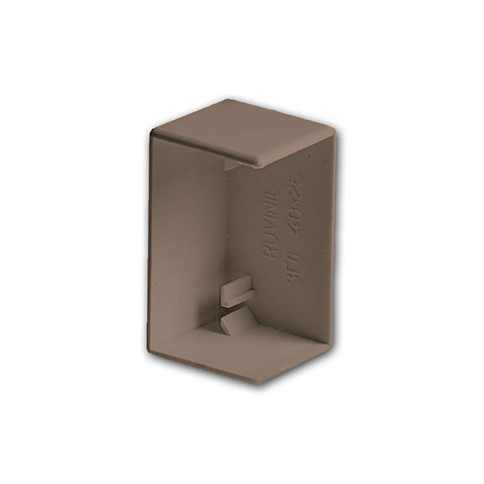 Заглушка для кабель-канала РКК 30х25 корич. Ruvinil ЗГЛ-30х25-К