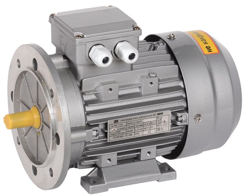 Электродвигатель АИС DRIVE 3ф 90LB2 220/380В 3кВт 3000об/мин 2081 IEK AIS090-B2-003-0-3020