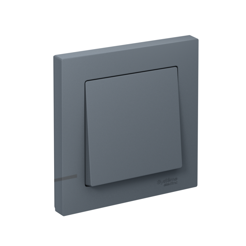 Выключатель 1-кл. СП AtlasDesign 10А IP20 (сх. 1) 10AX в сборе грифель SE ATN000712