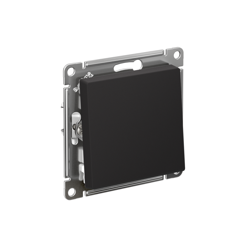 Выключатель 1-кл. СП AtlasDesign 10А IP20 (сх. 1) 10AX с самовозвратом механизм карбон SE ATN001015