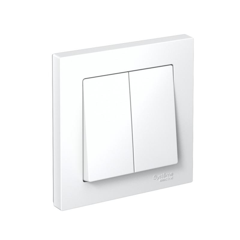 Выключатель 2-кл. AtlasDesign сх.5 10АХ в сборе лотос SE ATN001352