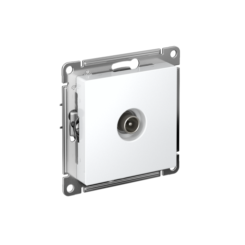 Розетка телевизионная оконечная TV AtlasDesign 1дБ механизм лотос SE ATN001391