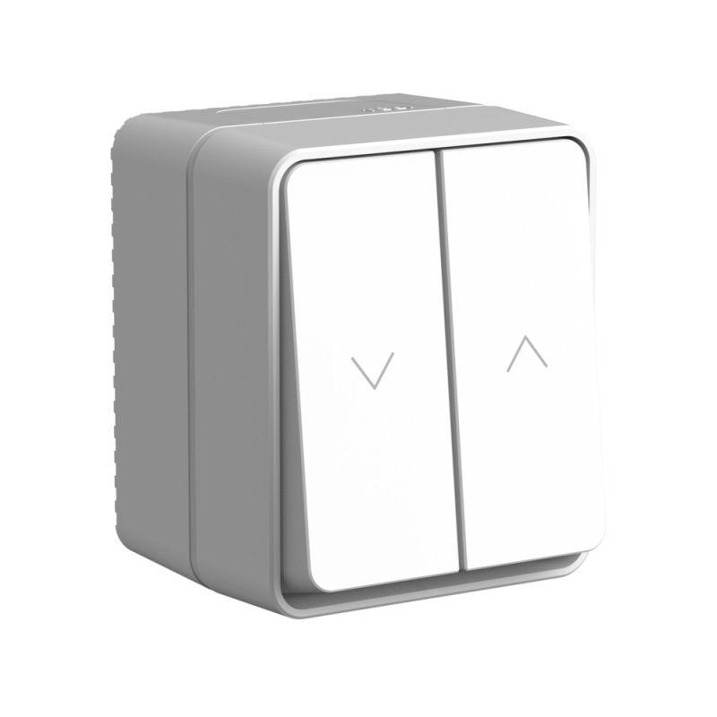 Выключатель для жалюзи 2-кл. ОП AtlasDesign PROFI 10А IP54 сер. SE ATN543019