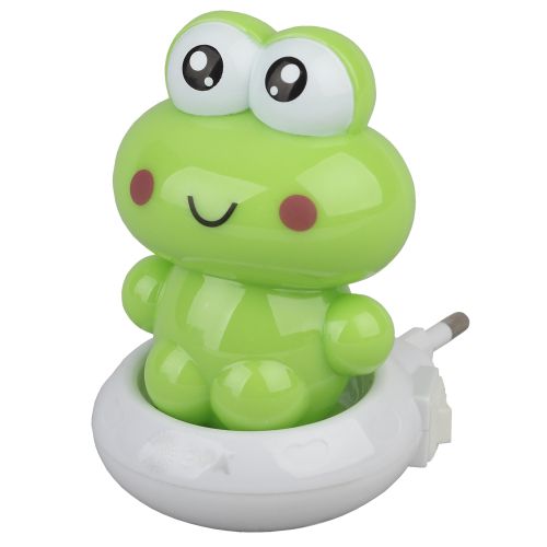 Светильник NN-608-SW-GR ночник "Лягушонок" зел. ЭРА Б0019100