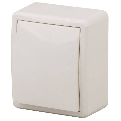 Выключатель 1-кл. ОП Эра Эксперт 10А IP20 11-1202-02 250В 10AX с подсветкой сл. кость Эра Б0020658