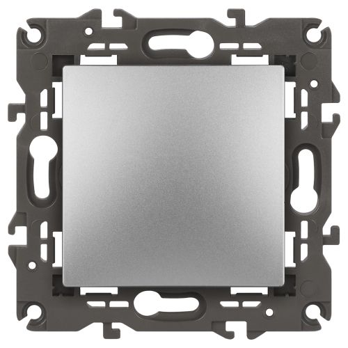 Выключатель 1-кл. СП Elegance 14-1101-03 10А IP20 250В 10AX механизм алюм. Эра Б0034210