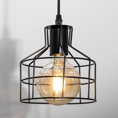 Светильник подвесной PL9 BK макс. 60Вт E27 d160мм металл черн. ЭРА Б0037456