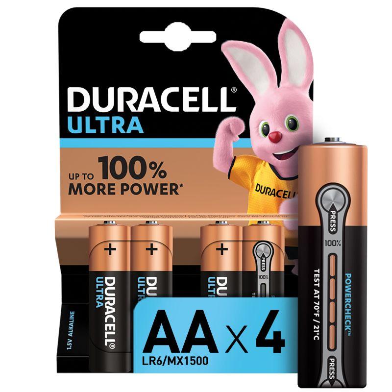Элемент питания алкалиновый AA/LR6 LR6-4BL Ultra Power (блист.4шт) Duracell Б0038761