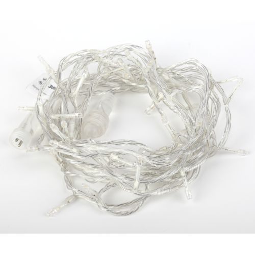 Гирлянда светодиодная "Нить" 5м 48LED 24В IP44 тепл. свет ( без трансформатора Б0041911) ЭРА Б0041904