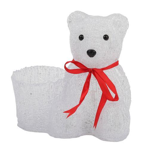 Фигура светодиодная "Медвежонок с корзинкой" 10LED 3АА ENIOF-12 ЭРА Б0047974