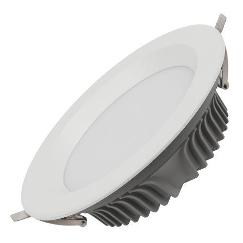 Светильник светодиодный SDL-10-90-40K-W25 встраиваемый даунлайт круглый 25Вт 4000К 2250лм D195х65 алюм. Эра Б0049708