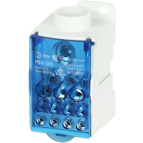 Блок распределительный на DIN-рейку NO-122-42 РБД-250А ЭРА Б0051116