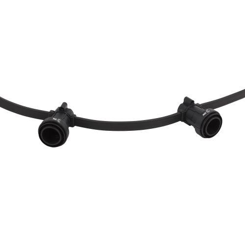 Гирлянда "Белт Лайт" 10м шаг 50см E27 220В IP65 провод каучук набор Эра Б0053024