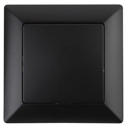 Выключатель 1-кл. СП Solo 4-101-05 10А 250В IP20 антрацит Intro Б0053548