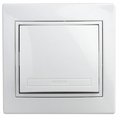 Выключатель 1-кл. СП Plano 10А IP20 1-101-01 250В бел. Intro Б0053721