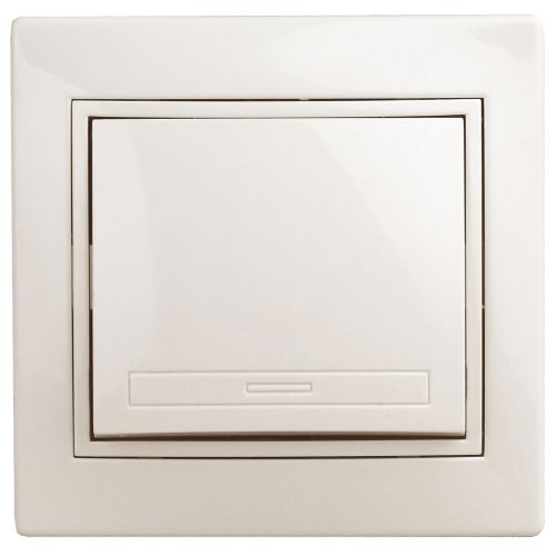 Выключатель 1-кл. СП Plano 10А IP20 1-101-02 250В сл. кость Intro Б0053722