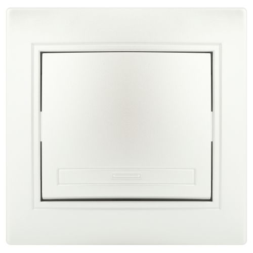 Выключатель 1-кл. СП Plano 10А IP20 1-101-06 250В перламутр Intro Б0053726