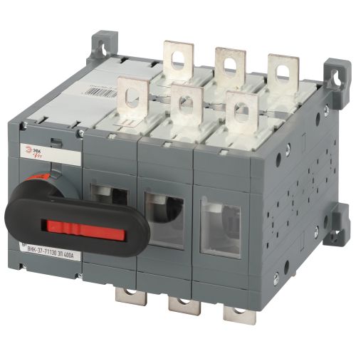 Выключатель-разъединитель ВНК-37-31130 PRO mvr30-3-400E 3П 400А на 2 направления с фронтальной рукояткой управления Эра Б0054017