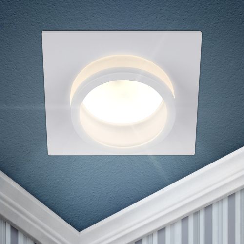 Светильник встраиваемый алюм. KL88 WH MR16/GU5.3 бел. Эра Б0054354