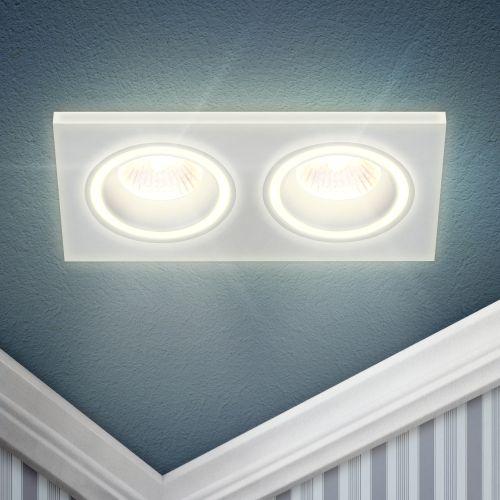 Светильник встраиваемый декоративный DK92 WH MR16/GU5.3 бел. Эра Б0054362