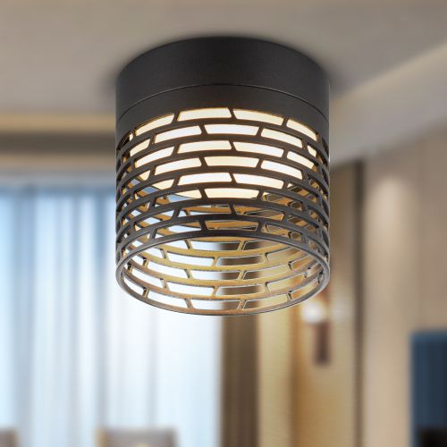 Светильник OL53 BK IP20 под лампу GX53 настен./потолочн. спот черн. Эра Б0061190