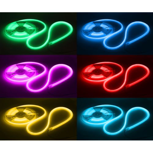 Лента светодиодная LS3030-9.6-120-24-RGB-IP68-5м 24В термостойкая для бани RGB в комплекте: 2 заглушки; 10 крепежей (уп.5м) Эра Б0062310