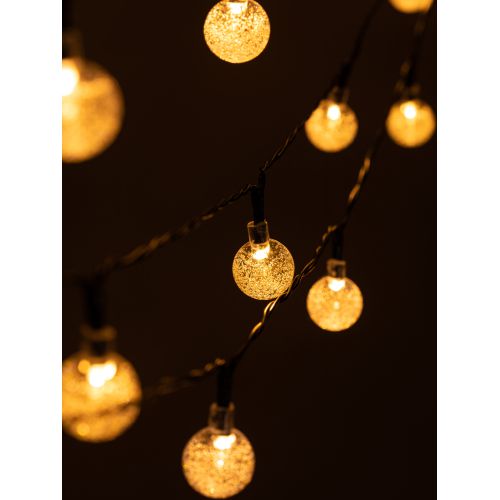 Гирлянда садовая ERASF23-20 "Атмосфера" на солнечной батарее 30LED 7.8 м (дл. раб част. 5.8м) 2 режима ЭРА Б0062369