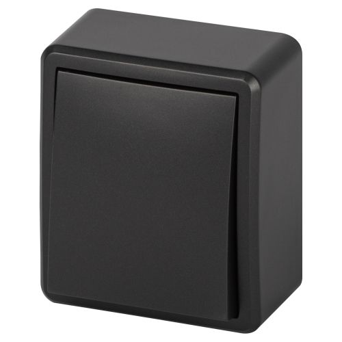 Выключатель 1-кл. ОП Эксперт 11-1201-05 IP20 10АХ-250В антрацит Эра Б0062989