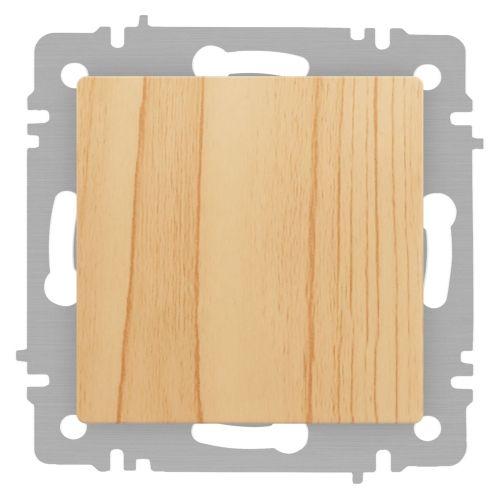 Выключатель 1-кл. СП Accent 6-101-11 10А IP20 250В AL/CU сосна Intro Б0063426