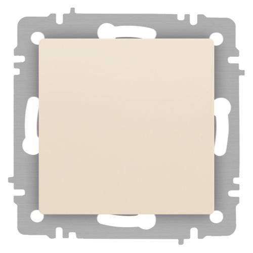 Выключатель 1-кл. СП Accent 6-101-02 10А IP20 250В AL/CU сл. кость Intro Б0063477