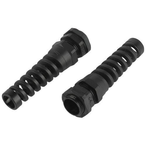 Ввод кабельный (сальник) PGR 13.5 d6-12мм (d отверст. 20.5мм) IP54 с гибким отводом (уп.10шт) Эра Б0065201