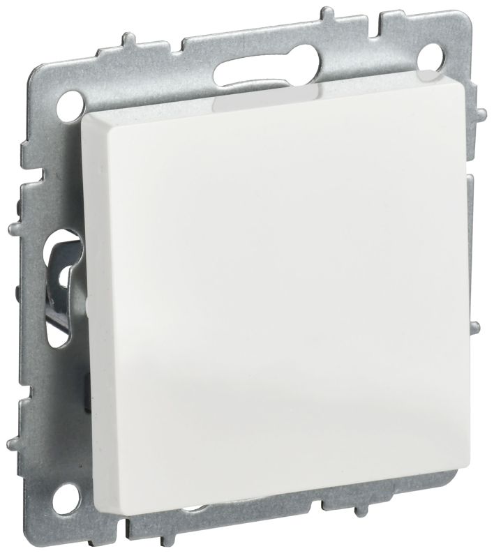 Выключатель проходной 1-кл. Brite 10А ВС10-1-6-БрБ механизм бел. IEK BR-V12-0-10-K01-PRO