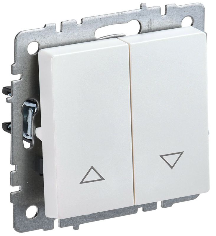 Выключатель жалюзи СП BRITE ВС10-1-5-БрЖ 10А механизм жемчуж. IEK BR-V15-0-10-K36