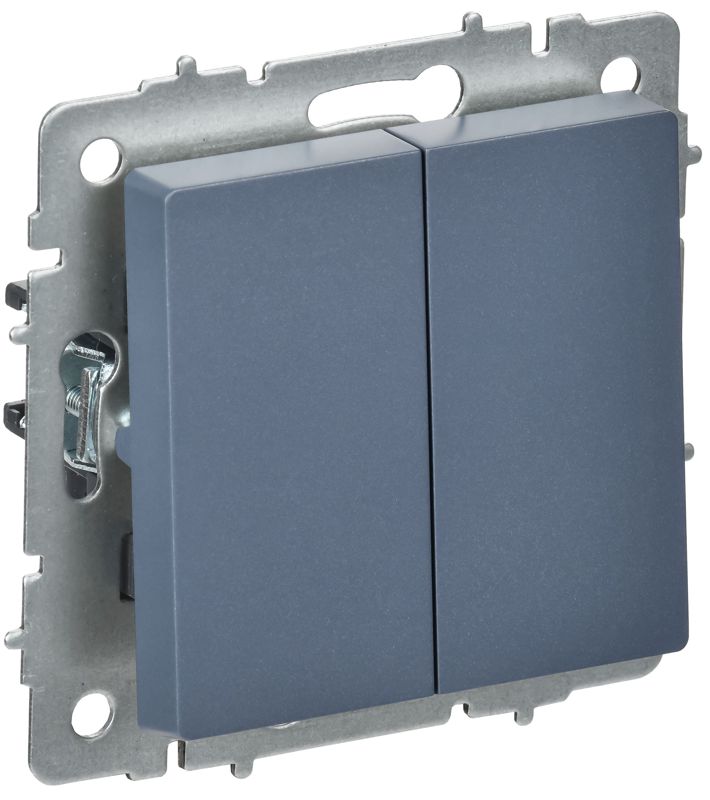 Выключатель перекрестный 2-кл. СП BRITE ВС10-2-3-БрМ 10А механизм маренго IEK BR-V23-0-10-K35