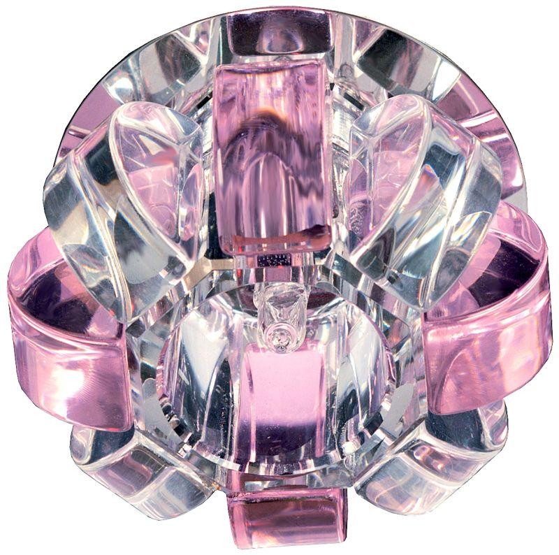 Светильник DK31 CH/WH/PK декор "корона" G9 40Вт 220В хром/прозр./роз. ЭРА C0043779