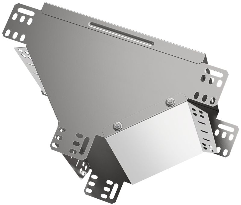 Ответвитель Т-образ. верт. вниз 80х400 IEK CLM50D-OVN-080-400