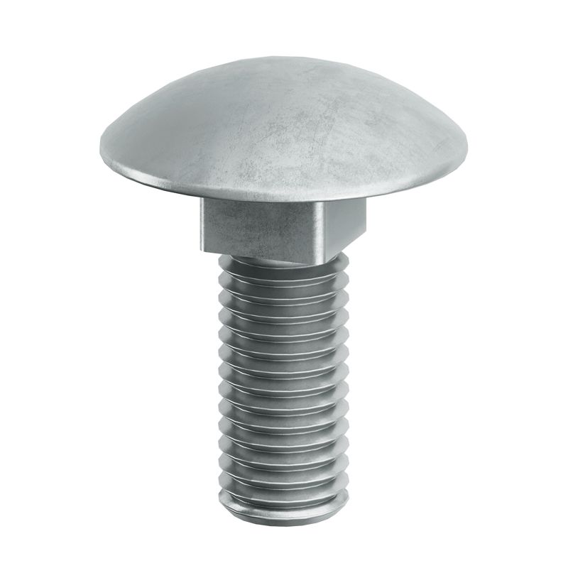 Винт с гладкой головкой и квадратным подголовником М6х16 гор. оцинк. DKC CM010616HDZ