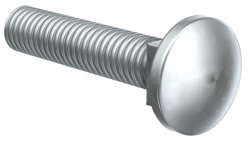 Винт с гладкой головкой и квадратным подголовником M6х30 IEK CMZ11-VT-06-030