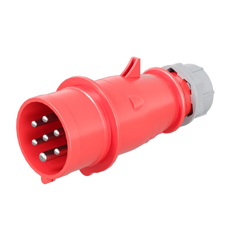 Вилка кабельная CP 16А 7п 6P+E 400В IP44 DKC CP674-016-40