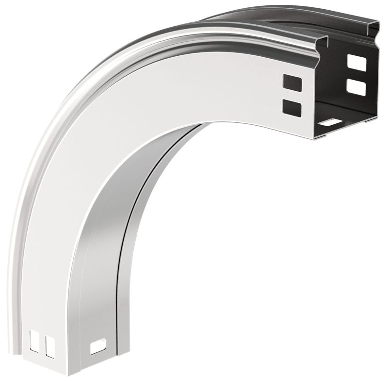 Угол для лотка плавный 90град. 150х50 В20 ESCA В20 IEK CPV41-0-90-050-150